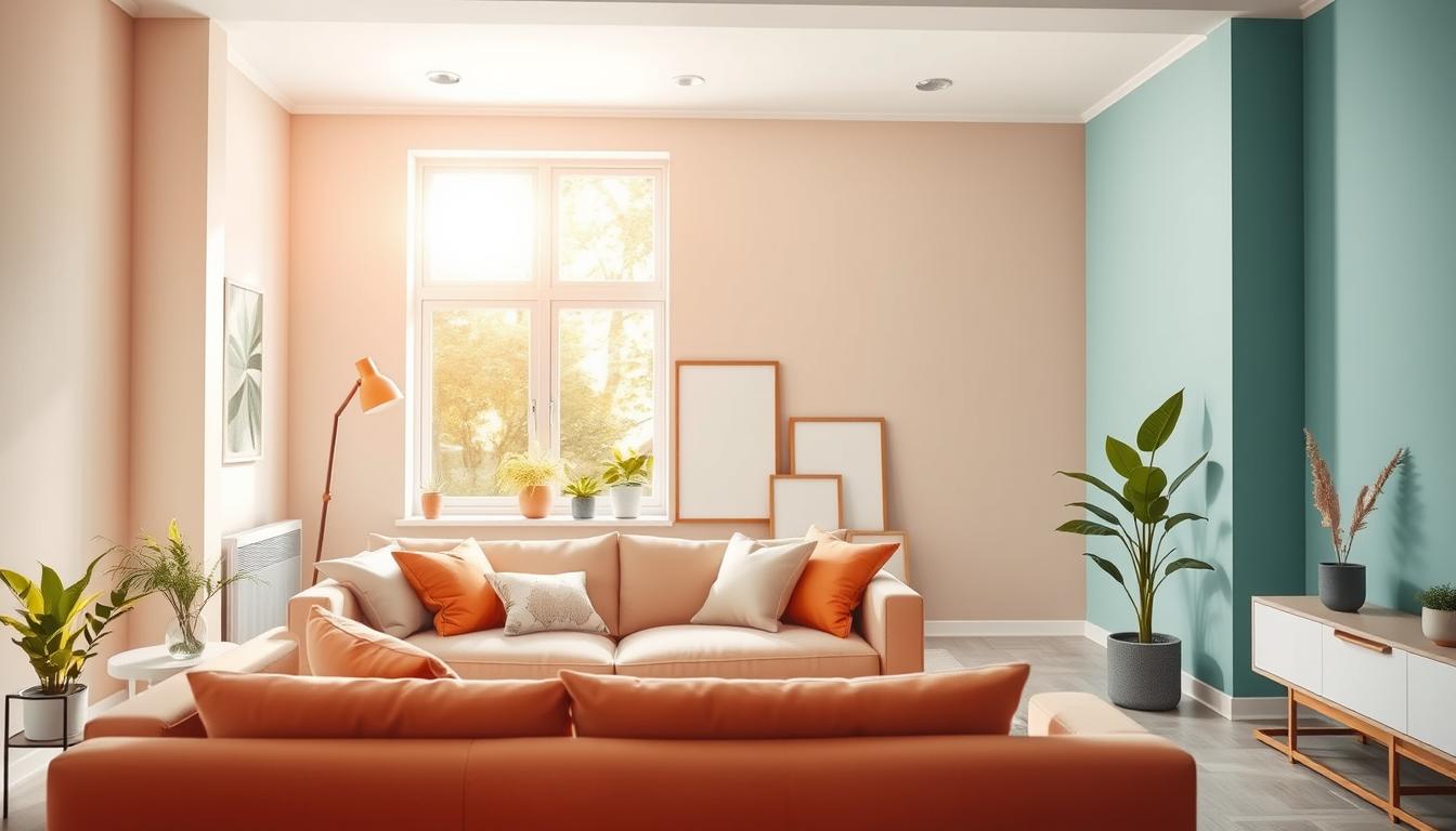 Farbgestaltung für Wände