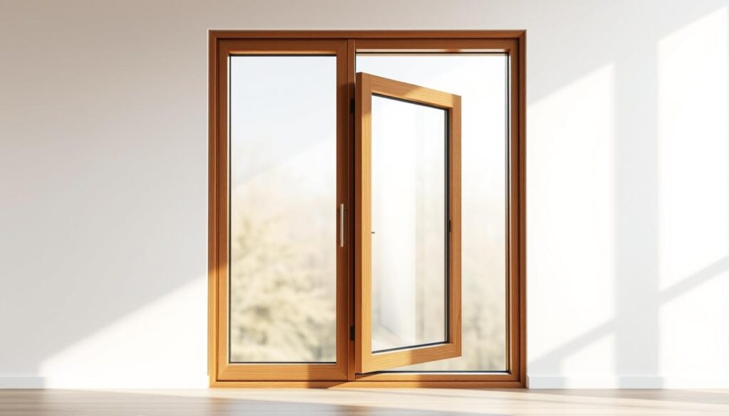 Holz-Aluminium-Fensterrahmen