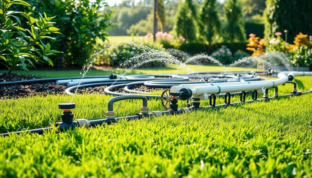 Installation von Bewässerungssystemen