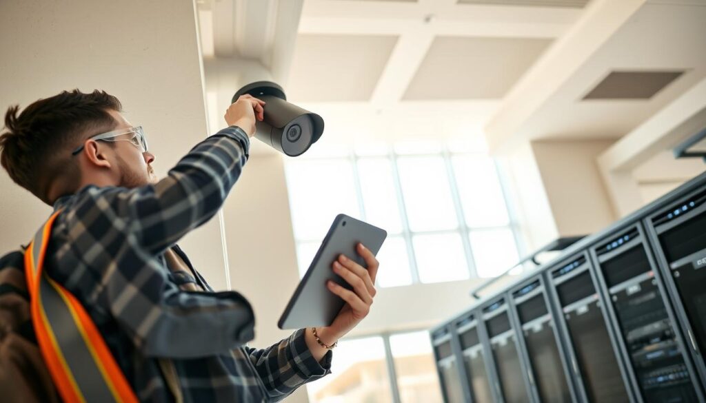 Installation von Videoüberwachungssystemen