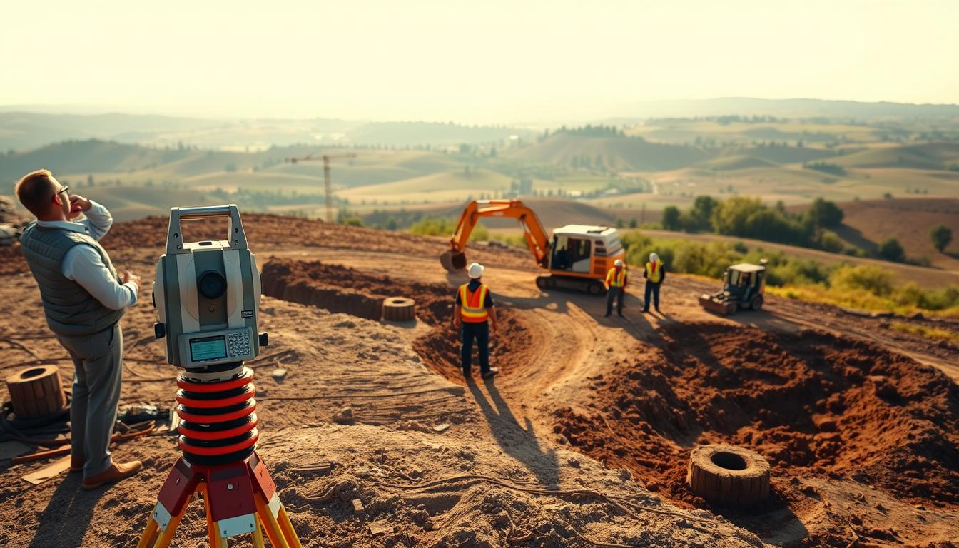 Vermessung Bodenuntersuchung