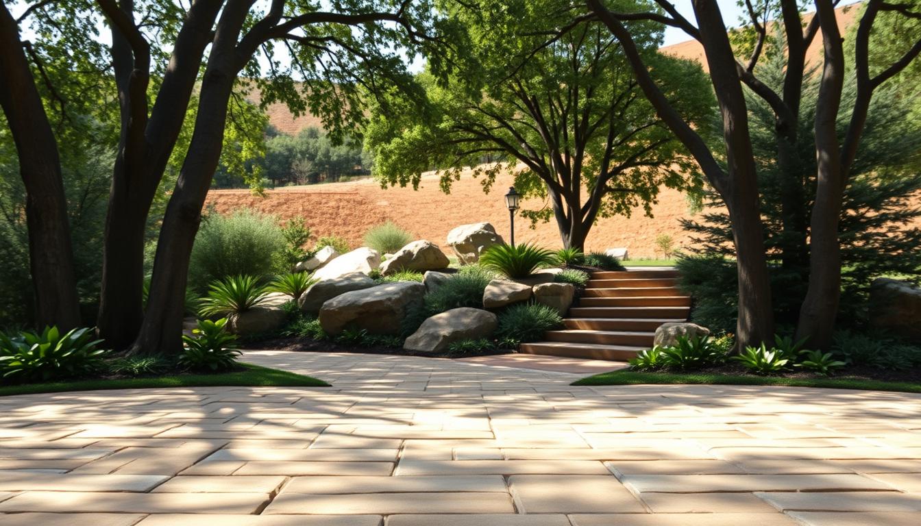 Wege und Pflasterungen