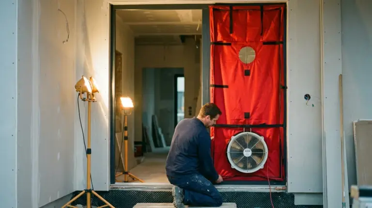 Blower Door Test - Luftdichtheitsprüfung im Neubau und Altbau