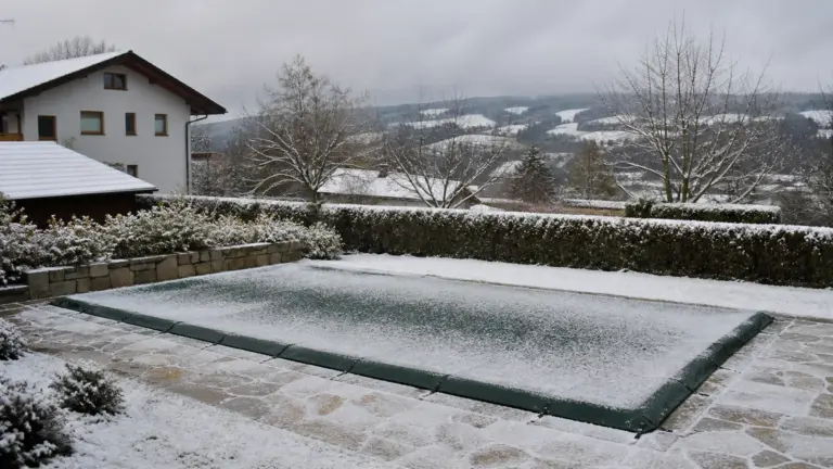Pool einwintern: Anleitung, Frostschutz und Entsorgung des Wassers