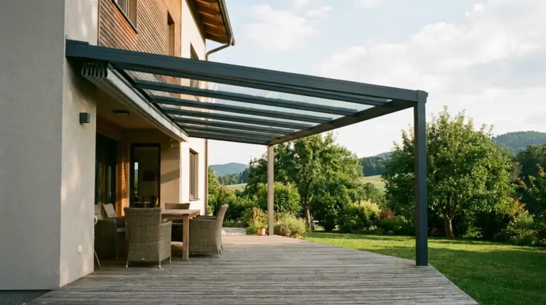 Terrassenüberdachung: Genehmigung, Material, Statik und Kosten in Österreich